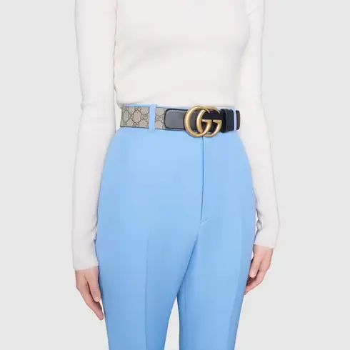 Thắt Lưng Gucci Double G Buckle GG Belt 400593-92TLT-9769 - Ảnh 4