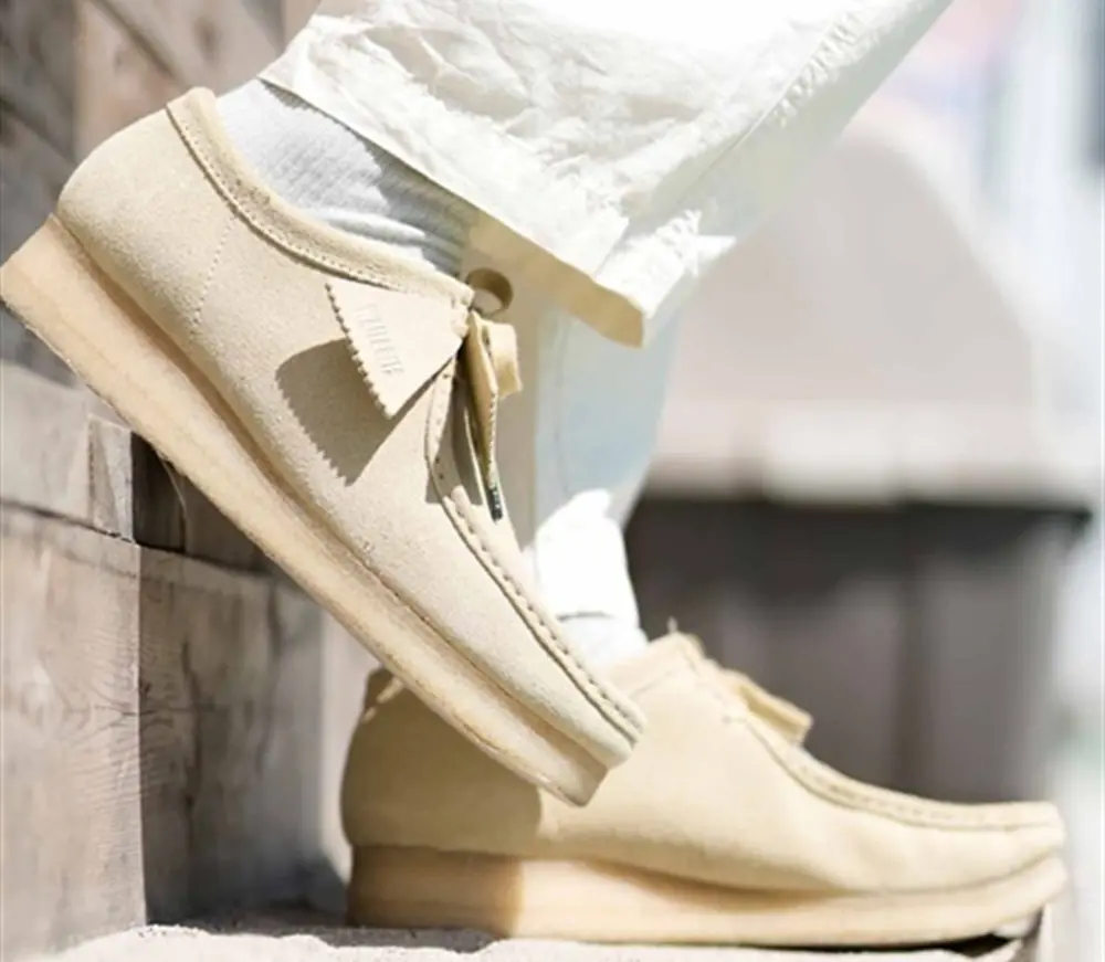 Giày Clarks Wallabee 'Maple Suede' 26155515 - Ảnh 3