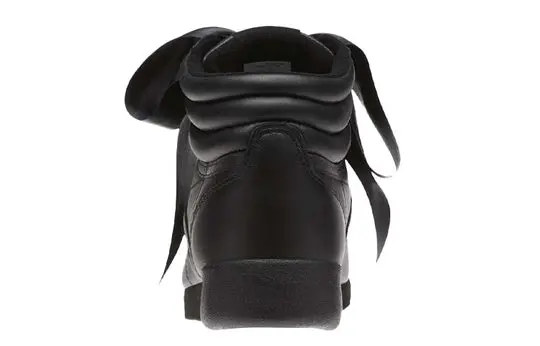 Giày Reebok Freestyle Hi Satin Bow 'Black' CM8904 - Ảnh 5