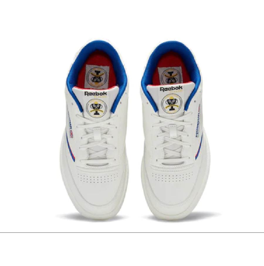 Giày Reebok Club C 85 'Chalk Vector Blue Red' FX3362 - Ảnh 3