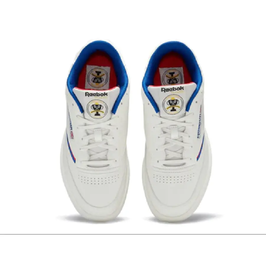 Giày Reebok Club C 85 'Chalk Vector Blue Red' FX3362 - Ảnh 3
