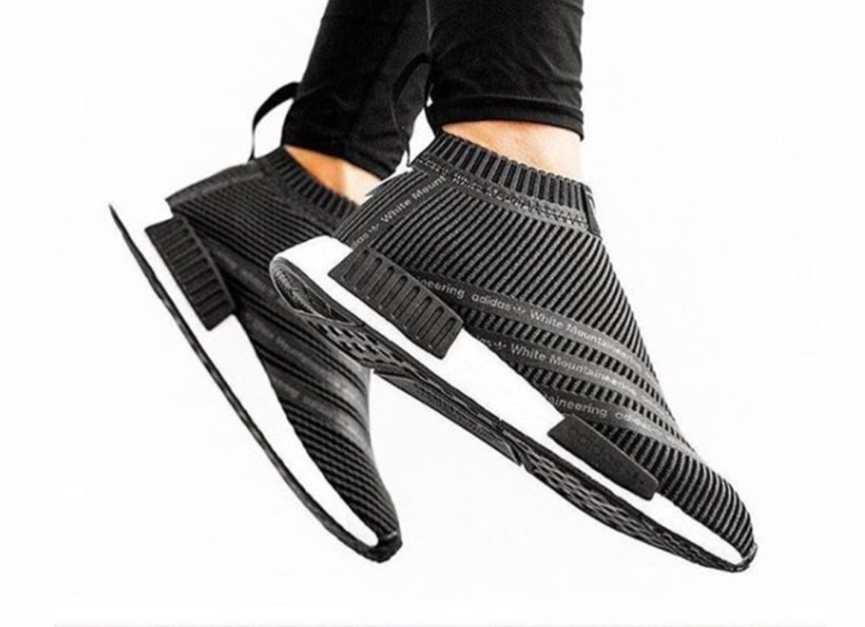 Giày Adidas White Mountaineering x NMD CS1 ‘Black' S80529 - Ảnh 2
