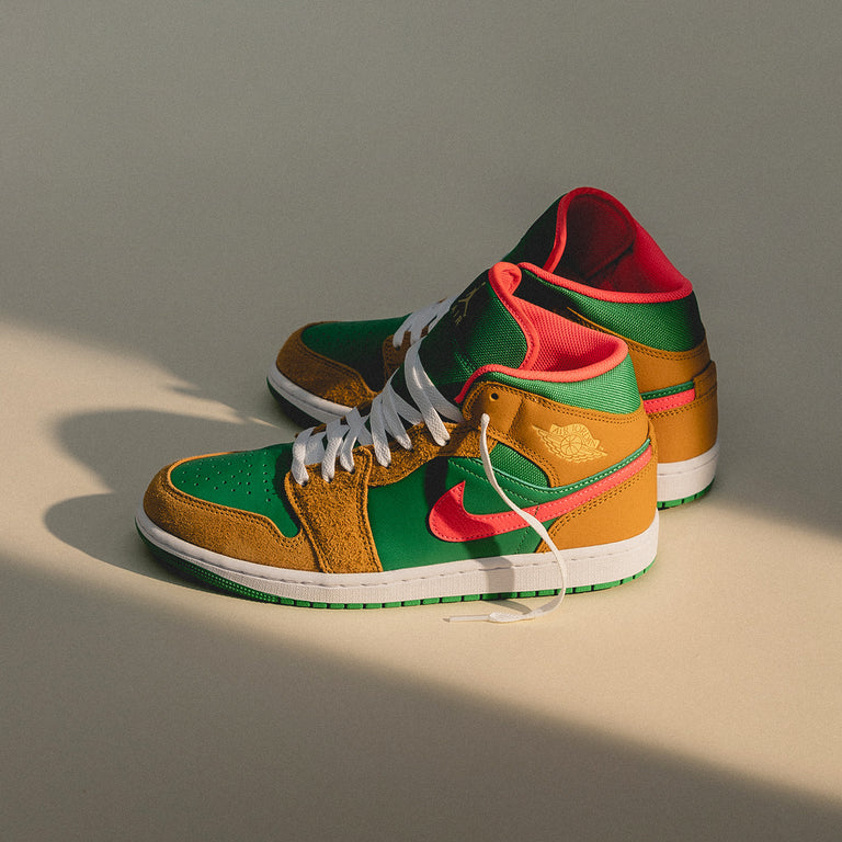 Giày Nike Air Jordan 1 Mid SE 'Wheat Watermelon' DX4332-700 - Ảnh 5