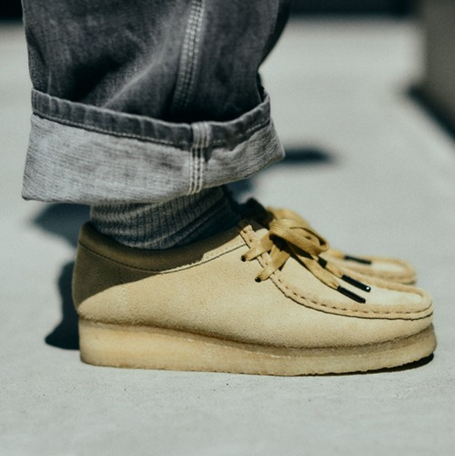 Giày Clarks Originals Two-Layer 'Yellow' 261555454 - Ảnh 4
