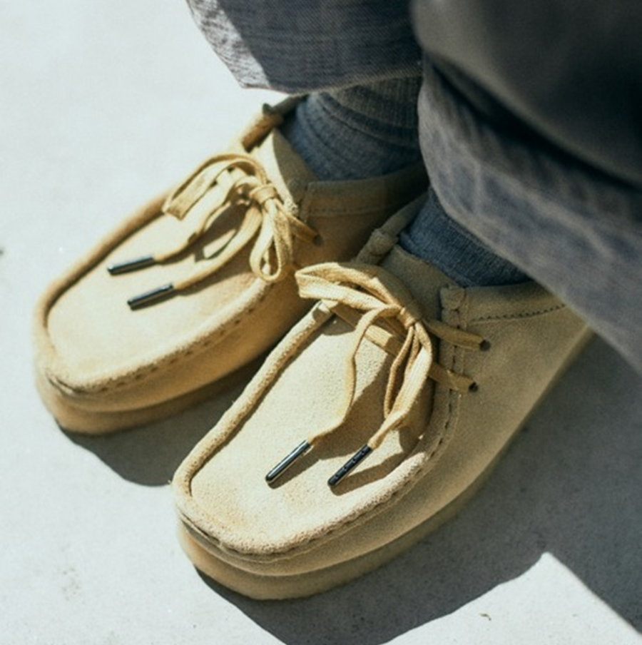 Giày Clarks Originals Two-Layer 'Yellow' 261555454 - Ảnh 3