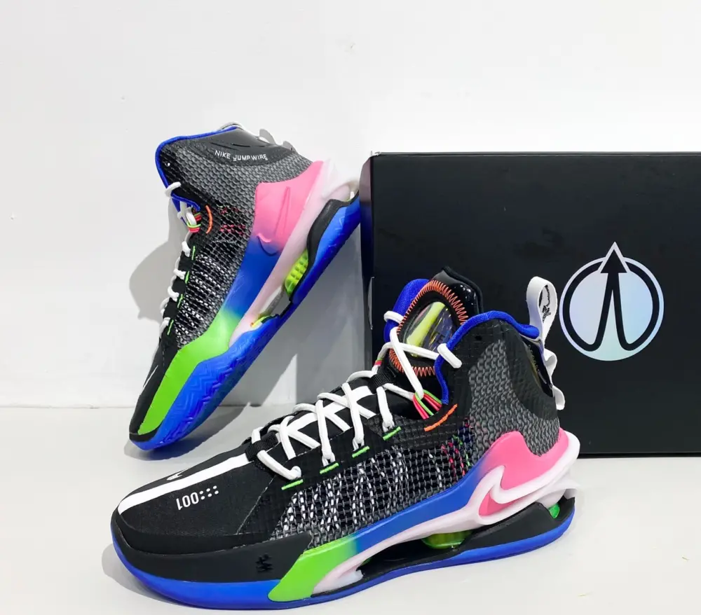 Alternative view of Giày Nike Air Zoom GT Jump 'Black Racer Pink' DX4111-064