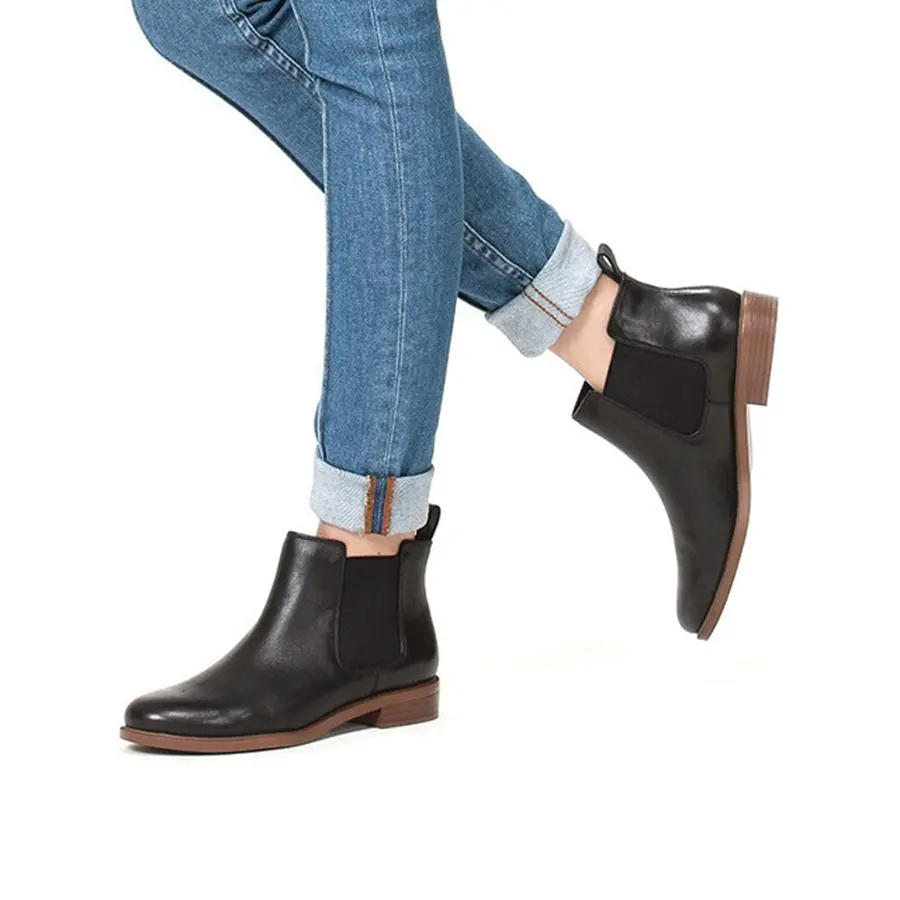 Giày Clarks Taylor Shine 'Black' 261119654 - Ảnh 4