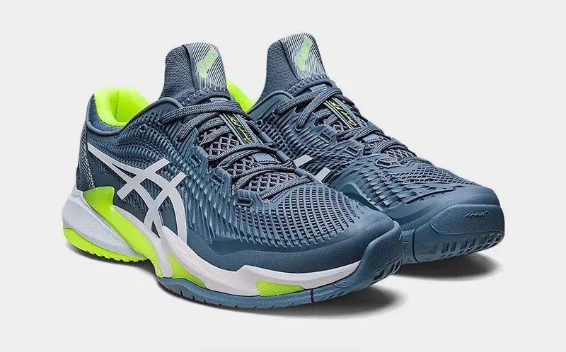 Alternative view of Giày Asics Court FF 3 'Neon Green' 1041A370-402