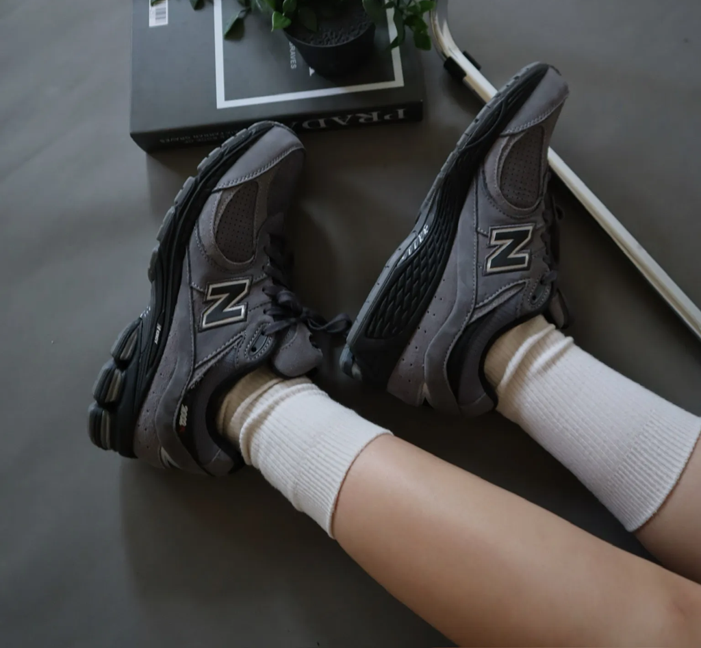 Giày New Balance 2002R 'Castlerock Grey Black' M2002REH - Ảnh 3