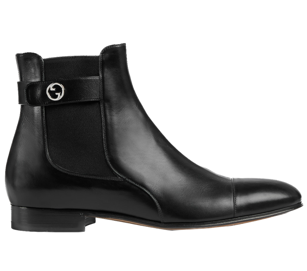 Giày Gucci Blondie Ankle Boot 'Black' 757777-06F80-1000