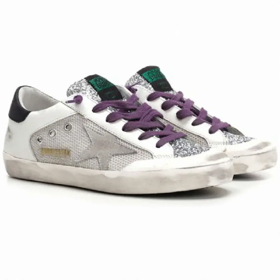 Alternative view of Giày Golden Goose 'Grey White' G34WS590-O53