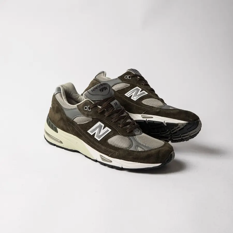 Alternative view of Giày New Balance 991 'Olive Green' M991OLG