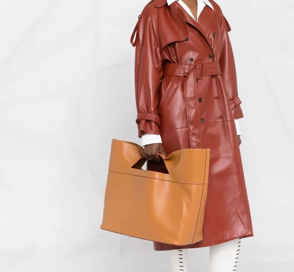 Alternative view of Túi Alexander McQueen Bow 'Tan' 7093441BLCA2002