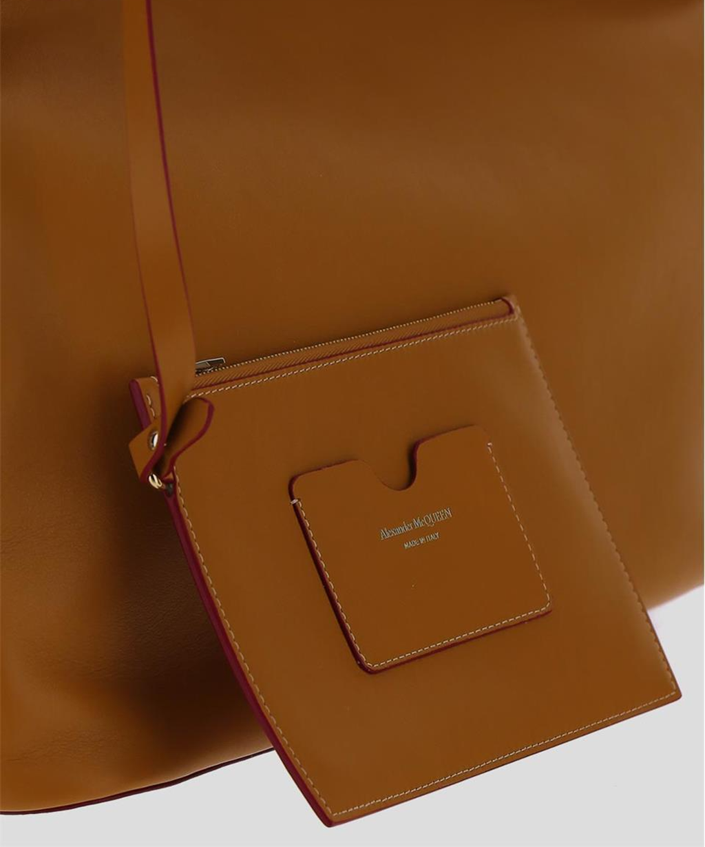 Túi Alexander McQueen Bow 'Tan' 7093441BLCA2002 - Ảnh 4