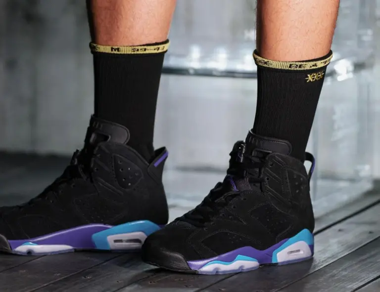 Giày Nike Air Jordan 6 Retro ‘Aqua’ CT8529-004 - Ảnh 4