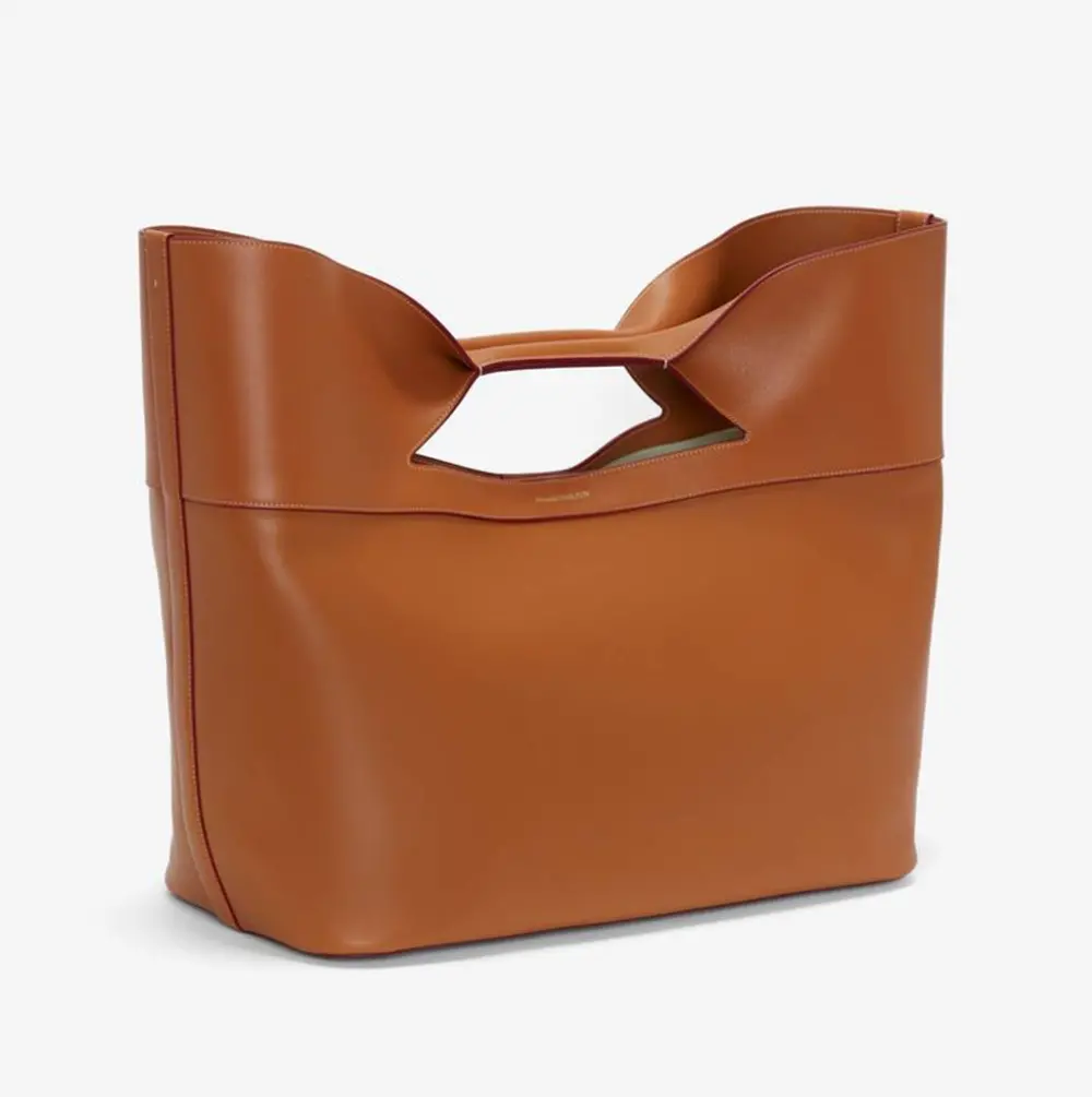 Túi Alexander McQueen Bow 'Tan' 7093441BLCA2002 - Ảnh 3