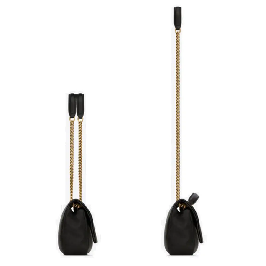 Túi Saint Laurent Calypso 'Black' 734153AACQO1000 - Ảnh 4