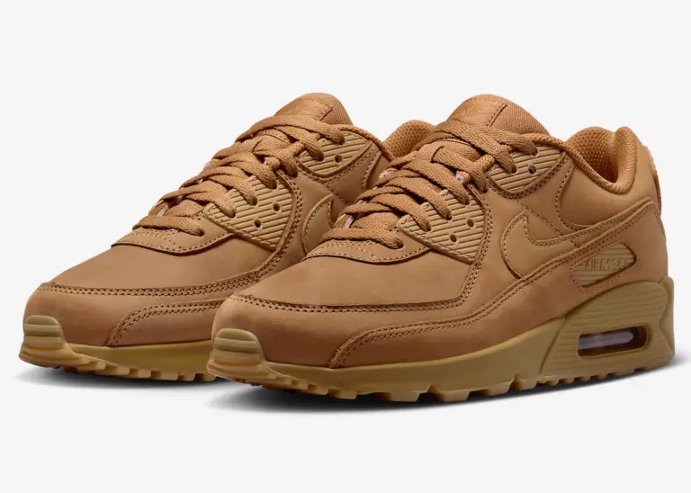 Giày Nike Air Max 90 Premium ‘Wheat’ FZ5102-299 - Ảnh 3