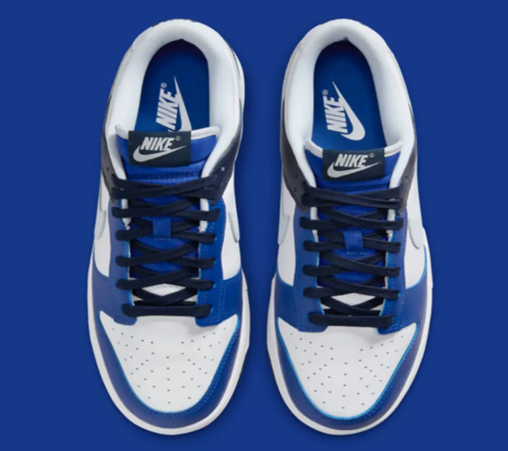 Giày Nike Dunk Low ‘Navy Blue White’ FQ8826-100 - Ảnh 5