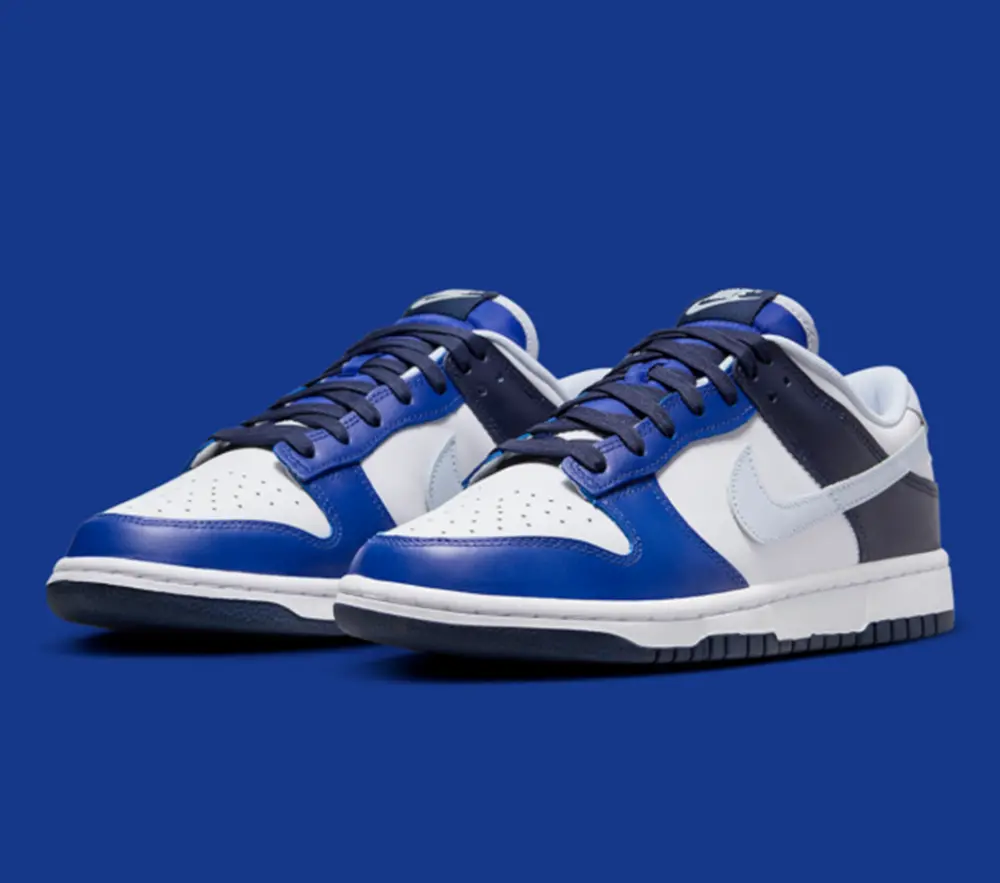 Giày Nike Dunk Low ‘Navy Blue White’ FQ8826-100 - Ảnh 4