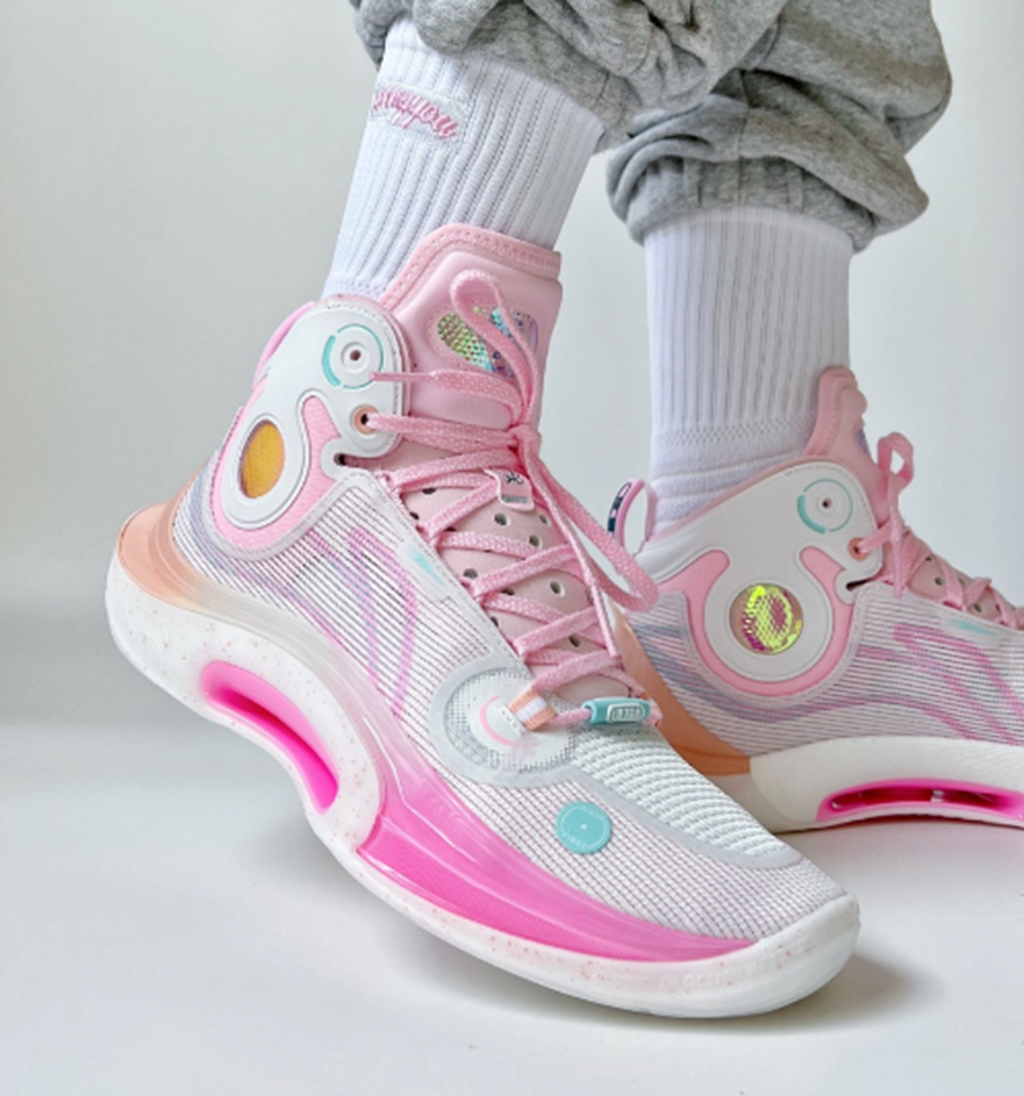 Giày Li Ning Sono 11 Ultra Non-slip 'White Powder' ABAT019-4 - Ảnh 2