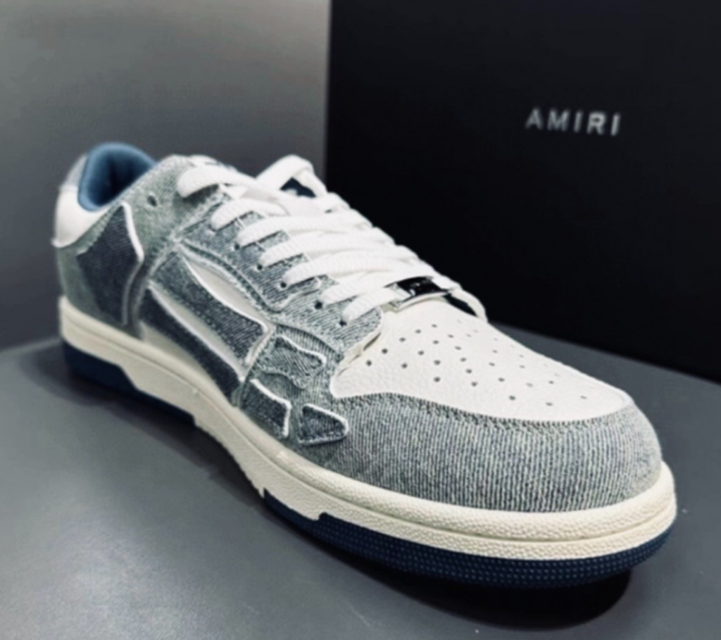 Giày Amiri Skel Top Low ‘Denim’ PF23WFS004-853 - Ảnh 4