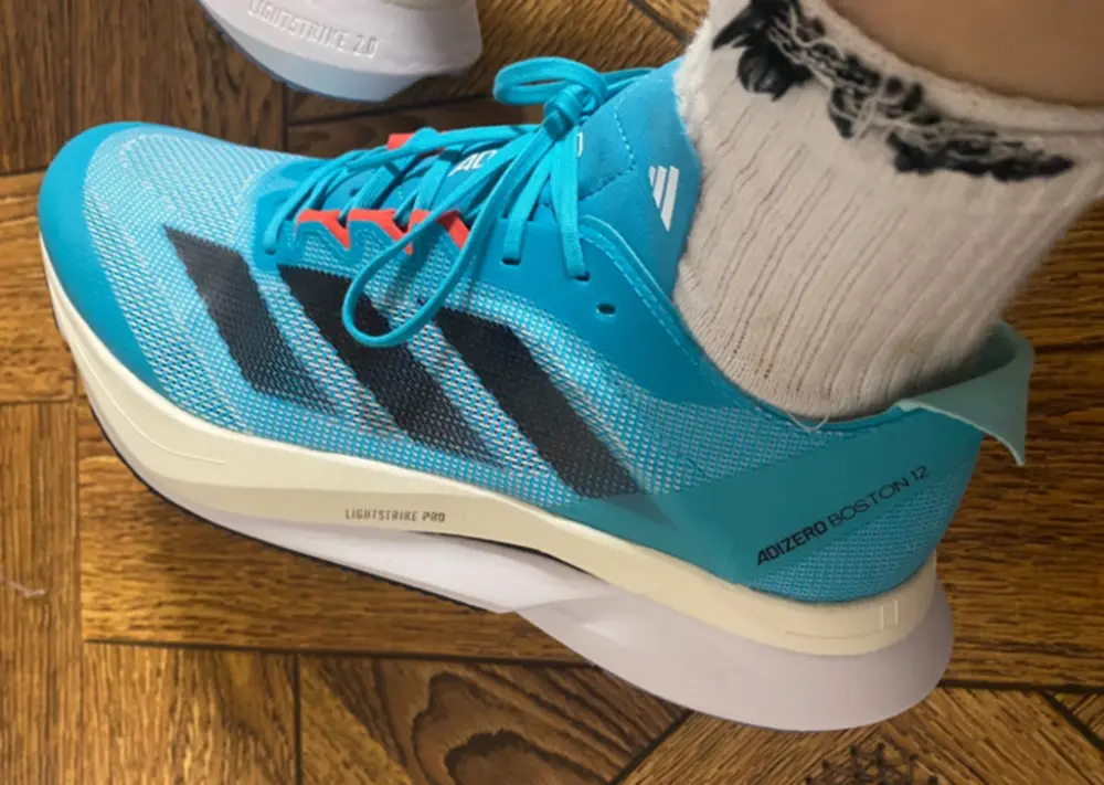Giày Adidas Adizero Boston 12 ‘Lucid Cyan’ H03612 - Ảnh 4
