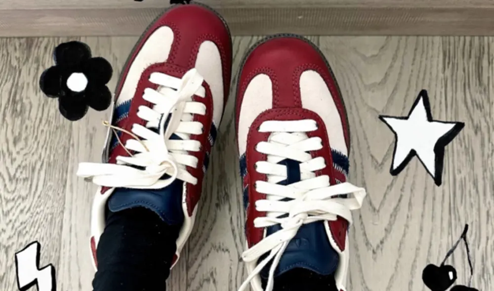 Alternative view of Giày Adidas Samba OG ‘Notitle Maroon’ ID6023