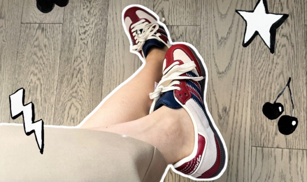 Giày Adidas Samba OG ‘Notitle Maroon’ ID6023 - Ảnh 4