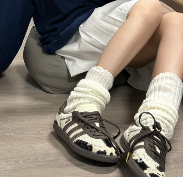 Giày Adidas Samba OG ‘Notitle Cow Print’ ID6024 - Ảnh 3