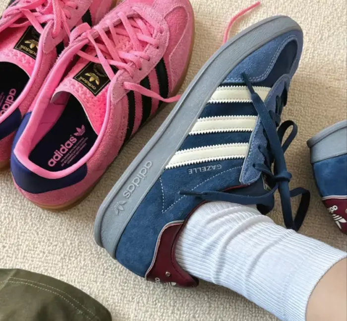 Giày Adidas Gazelle Indoor ‘Navy White’ ID1008 - Ảnh 5