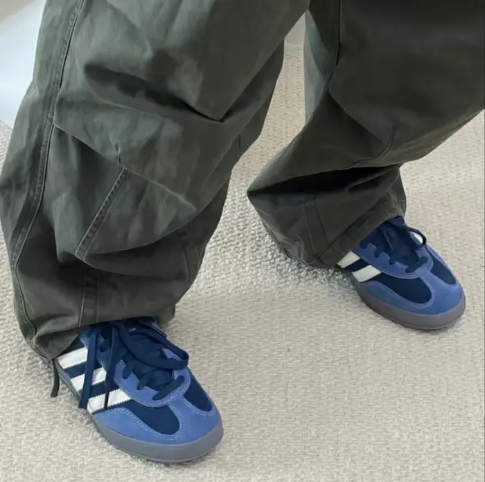 Giày Adidas Gazelle Indoor ‘Navy White’ ID1008 - Ảnh 6