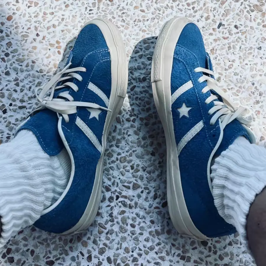 Alternative view of Giày Converse Star Bars Us Suede ‘Blue’ 35200500