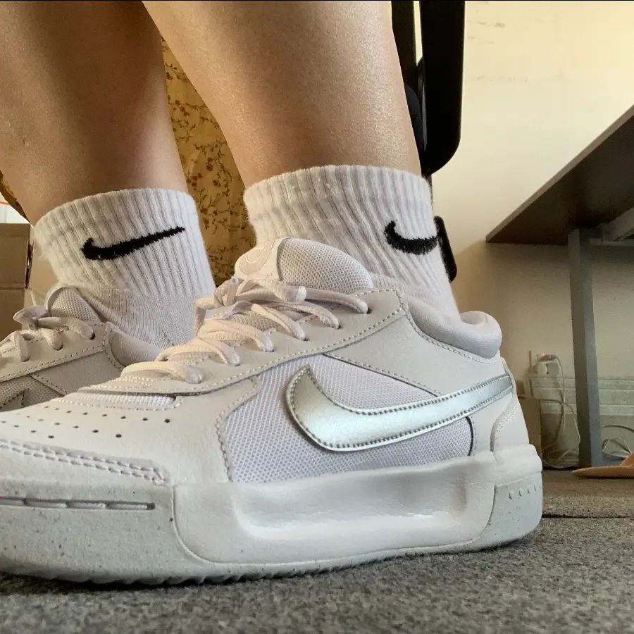 Alternative view of Giày Nike Court Zoom Lite 3 ‘White Silver’ DH1042-101
