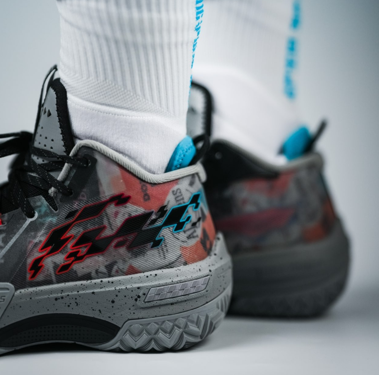 Giày Lining Jieao Pictorial ‘Grey’ ABFT035-3 - Ảnh 3