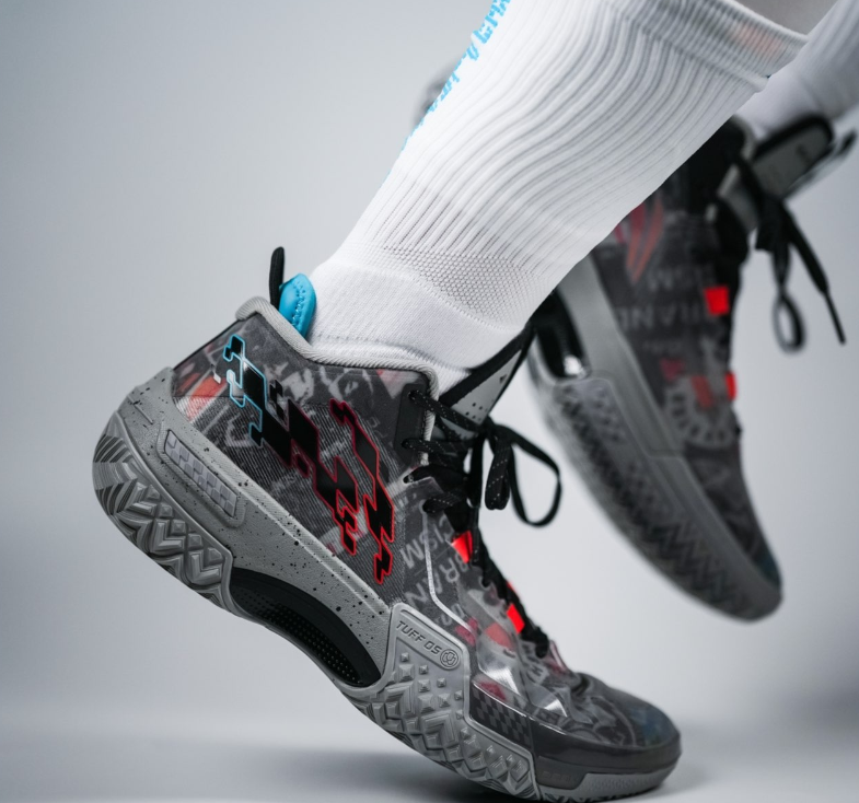 Giày Lining Jieao Pictorial ‘Grey’ ABFT035-3 - Ảnh 2