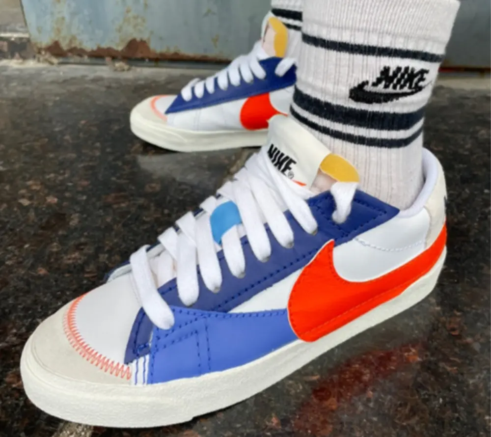 Giày Nike Blazer Low 77 Jumbo ‘ Royal Orange’ DV9122-181 - Ảnh 3