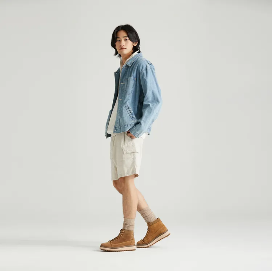 Giày Clarks Clarkhill Hi 'Light Tan' 261734477 - Ảnh 4