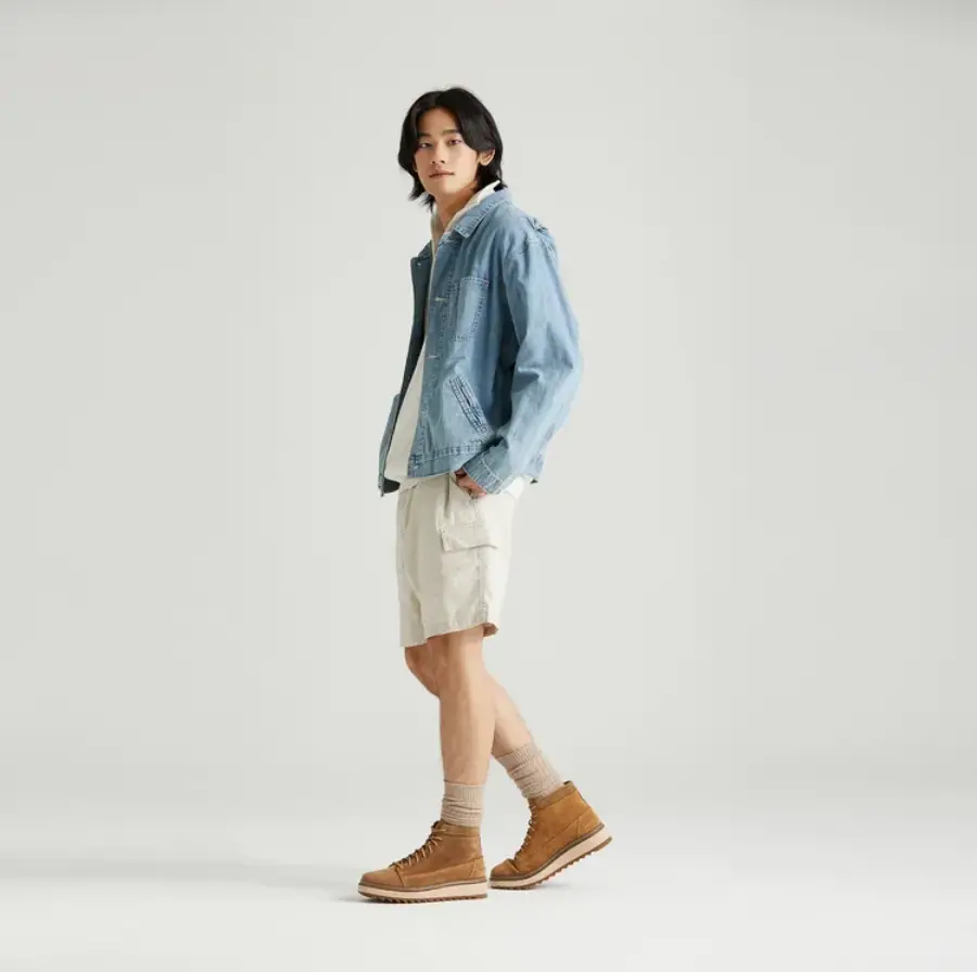 Giày Clarks Clarkhill Hi 'Light Tan' 261734477 - Ảnh 4