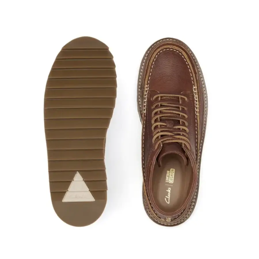 Giày Clarks 'Dark Tan' 261734497 - Ảnh 3