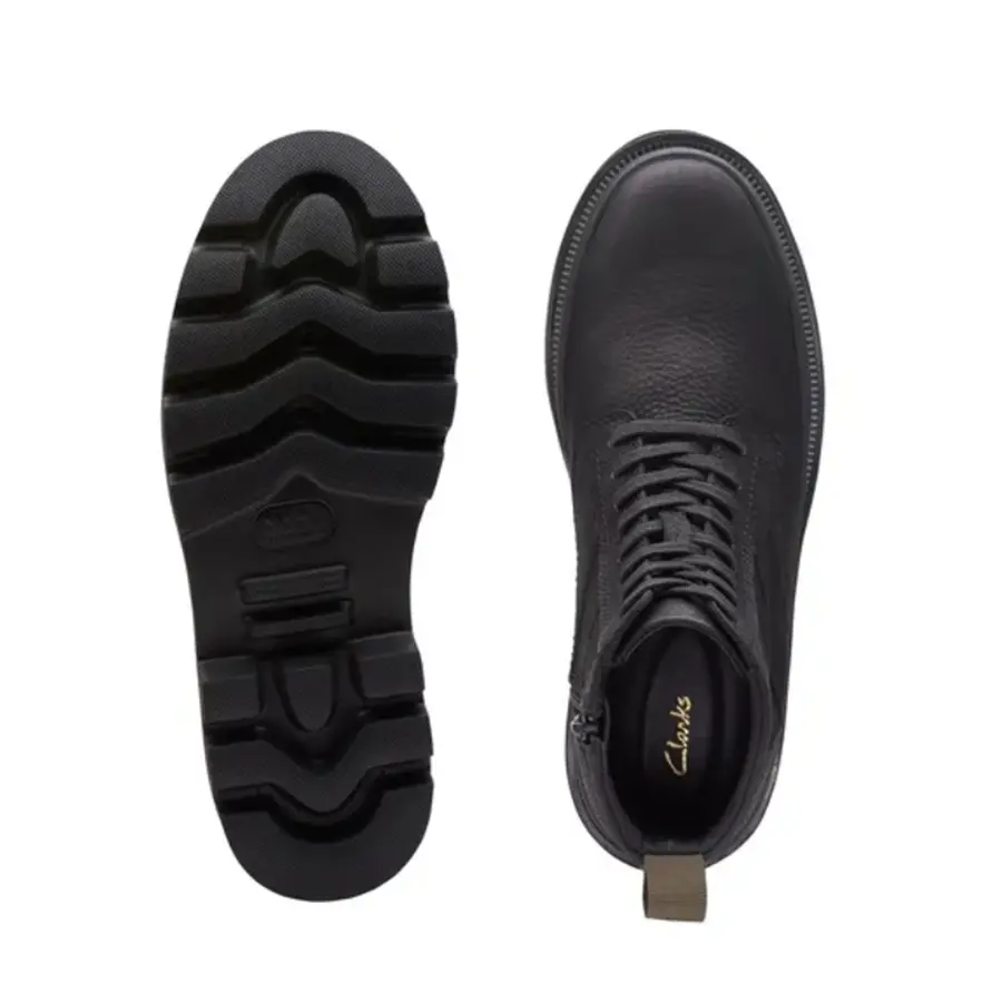 Giày Clarks Trapery Badell Hi 'Black Nubuck' 261734227 - Ảnh 3