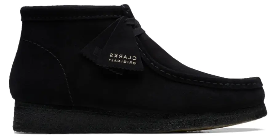 Giày Clarks Wallabee Boot 'Black' 261555177