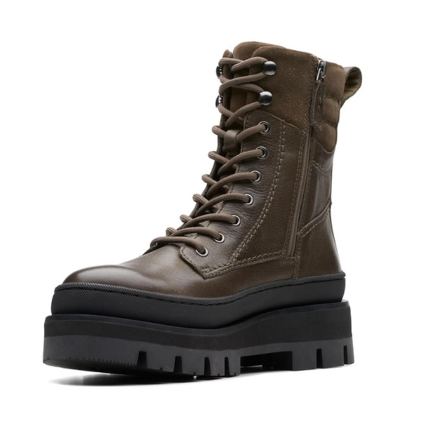 Giày Clarks Trapery Orianna2 Hike 'Olive' 261740624 - Ảnh 2