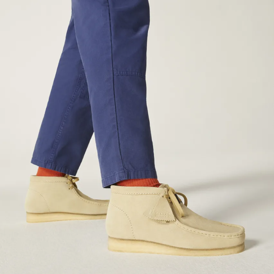 Giày Clarks Wallabee Boot 'Beige' 261555167 - Ảnh 5