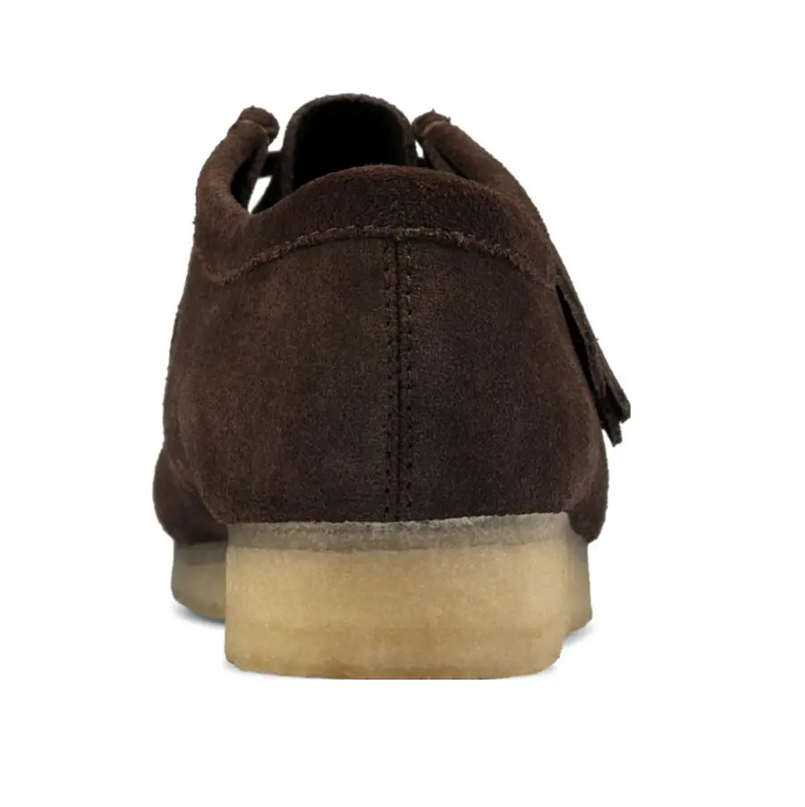 Giày Clarks Wallabee 'Dark Brown' 26156606 - Ảnh 6