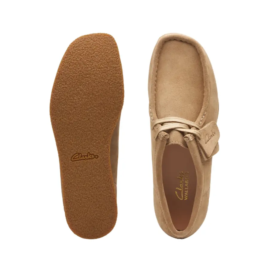 Giày Półbuty Clarks WallabeeEvoSh 'Dark Sand' 261747474 - Ảnh 3