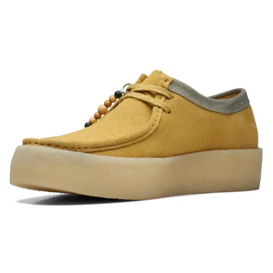 Giày Clarks Originals Wallabee Cup 'Amber Gold' 26170044 - Ảnh 3