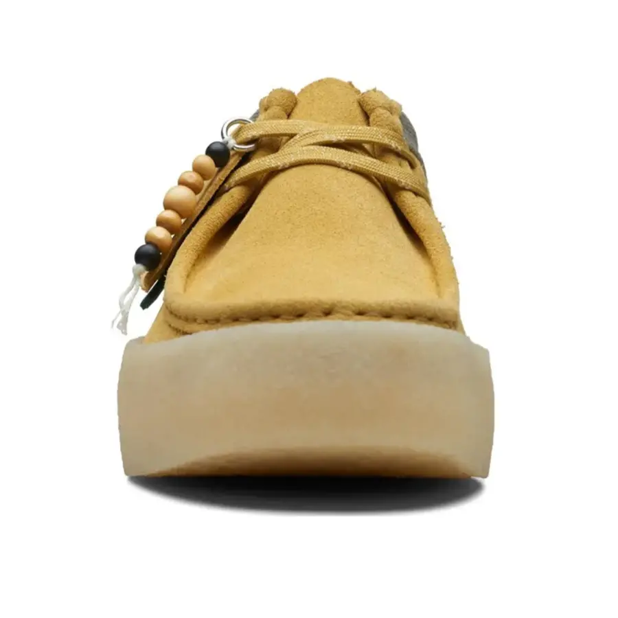 Giày Clarks Originals Wallabee Cup 'Amber Gold' 26170044 - Ảnh 4