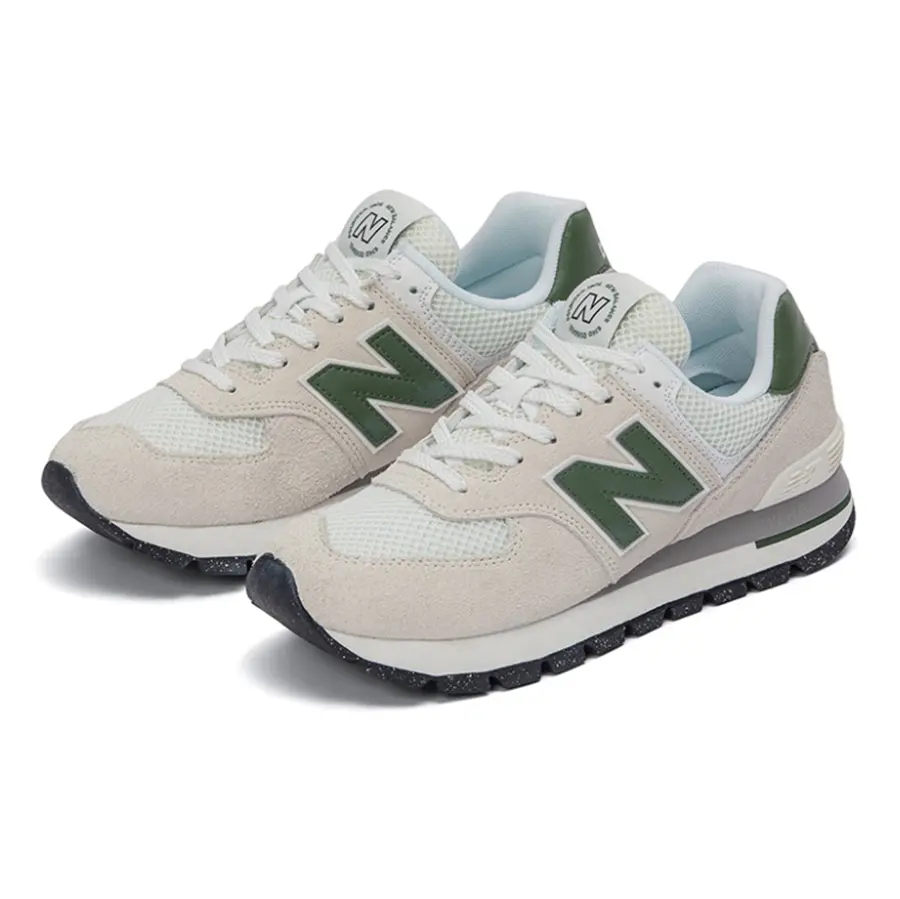 Alternative view of Giày New Balance 574 'Creamy White Green' ML574DUG-D