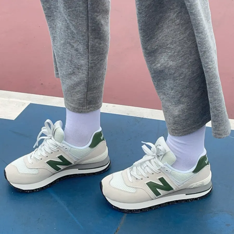 Giày New Balance 574 'Creamy White Green' ML574DUG-D - Ảnh 5